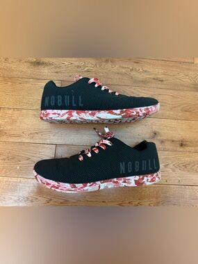 NOBULL Red/Pink Camo Outwork Sneakers